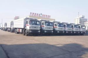Quality Beiben 8*4 dump truck 3134 50ton tipper lorry truck for sale wholesale