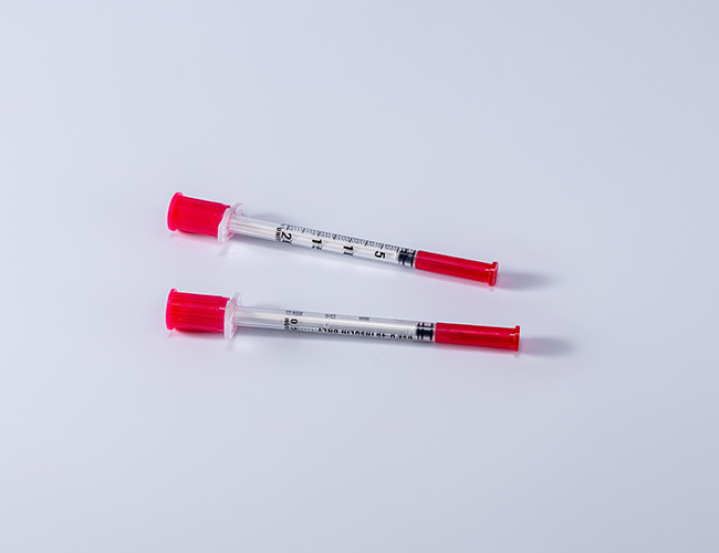 Medical Supply Disposable Insulin Syringe With Fixed Needle 0.5ml