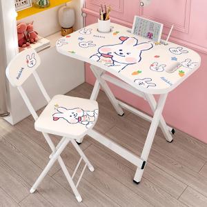 Quality Cartoon Foldable Study Desk And Chair Office Furniture Set 13.23lbs wholesale