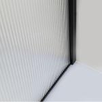Radius Corners Frameless Bath Bathtub Shower Enclosure for Bathroom Hotel