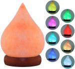 7 Colors USB Drop Shaped Crystal Himalayan Rock Salt Lamp