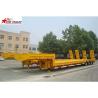 Buy cheap Heavy Duty Hydraulic Low Bed Semi Trailer Swan Neck Gooseneck Light Yellow from wholesalers