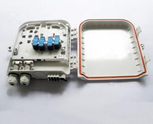 Quality FTTH-004 Fiber Optic Termination Box / Indoor ABS Plastic FTTH Box wholesale
