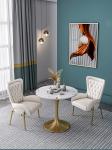 Luxury stainless steel chair