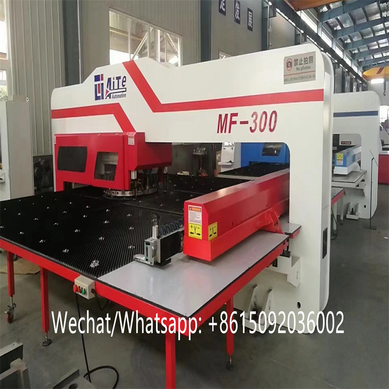 Aluminum Plate Sheet Metal Punching Machine CNC Turret Press Stamping Stroke 32mm
