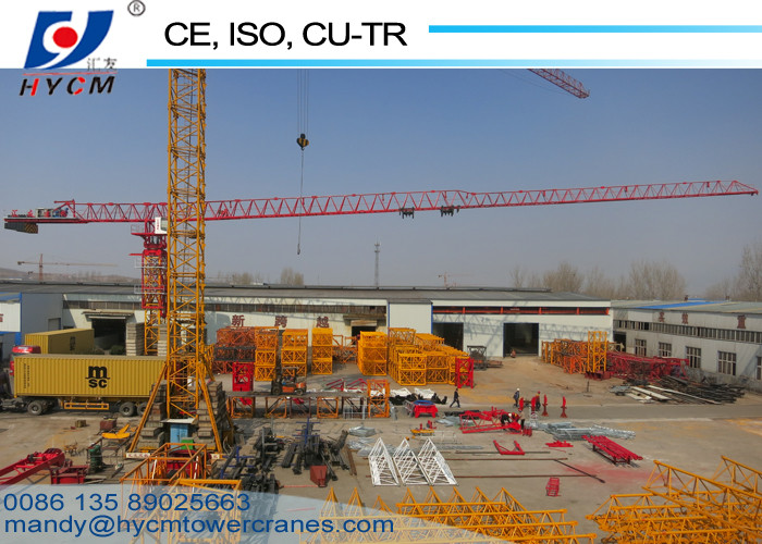 Best Price 50m Freestanding 12tons Inverter Topless Tower Crane for Sale