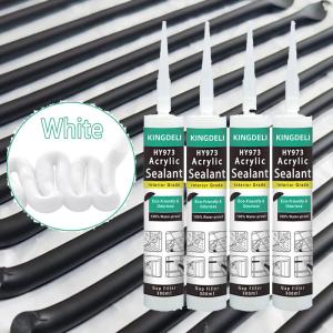 Quality Transparent Acrylic Sealant Adhesive Mildew Resistant Silicone Caulk Odorless wholesale