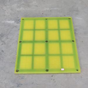 Quality Vibrating Linear Polyurethane Screen Panels PU Silicon Ore Sieve Plate wholesale