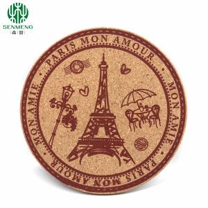 Quality Natural Hot Sale Custom Logo and Size Wholesale Cork Coasters wholesale
