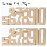 Number Building Blocks Wooden Math Digital Toys Baby Balance Block Jenga Toy