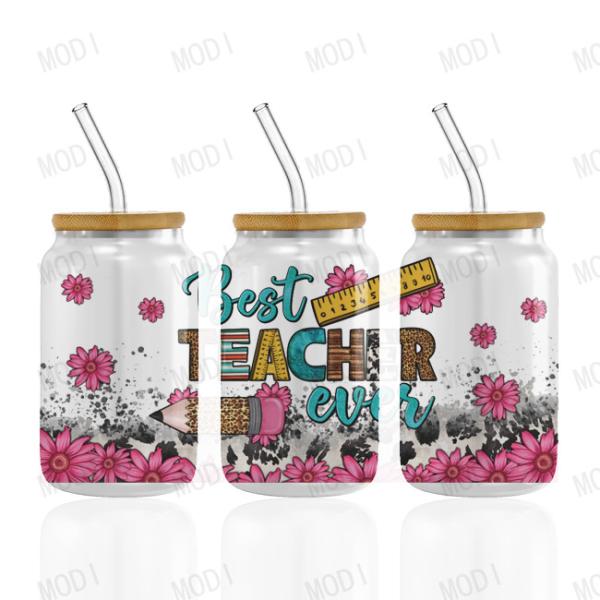 1000 Designs Teachers' Day Wholesale Custom Gift Life Label Waterproof Cup Wrap