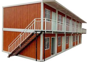 Quality Wooden Color Fast Installation Prefab Container House Building wholesale