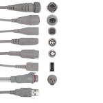 Fukuda Denshi Blood Pressure Monitor IBP Adapter Cable Compatible