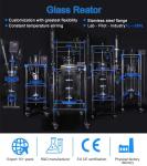 Three Layer Glass Reactor 1L-100L Glass & Stainless Steel Reactor