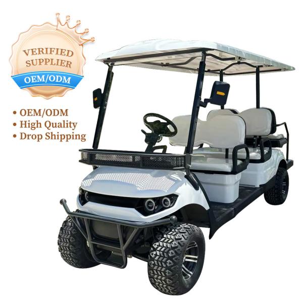 36V 200Ah Lithium Batteries 4 Seater Electric Custom Wholesale Golf Cart With