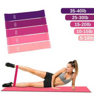 Quality Body Exercise Fitness Rubber Bands Custom Printed Workout Elastic Resistance Bands wholesale