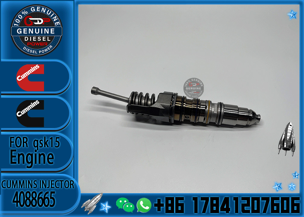 Auto Engine Fuel Injector 4088660 4088665 4088327 4062569 For Qsx15 Isx15