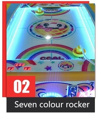 Mini Kids Air Hockey Arcade Machine Coin Operated Indoor For 2 Player
