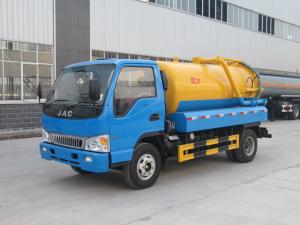 Quality Jurop &amp; BP Pump Mini Vacuum Suction Truck With Jetting Tank JAC 3CBM wholesale