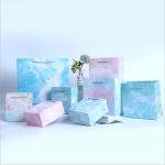 Marble Pattern Business Gift Paper Bag Portable Shopping Clothing Packaging Bag
