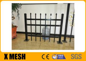 Quality 48'' Commercial Wrought Iron Fence ASTM F2408 Powder Coated wholesale
