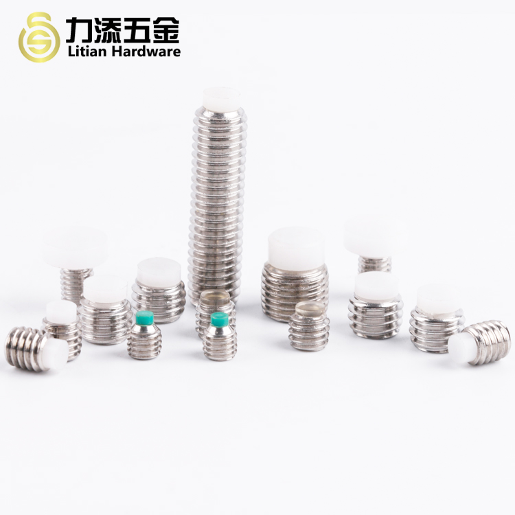 DIN915 M4 Stainless Steel Screws With Nylon Tip Grade 10.9 Spheroidizing