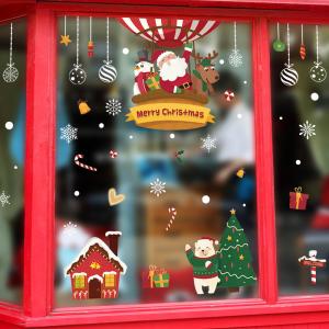 Quality Room Decoration Christmas Wall Art Stickers , Pvc Wall Sticker Non - Toxic wholesale