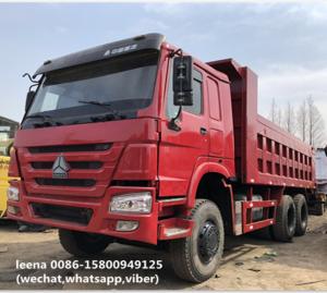Diesel Howo 375 Used Dump Trucks 25-30 Ton Capacity 16-20 Cbm Dump Box