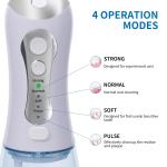 Oral Irrigator 300ML Rechargeable Travel Irrigation Cleaner IPX7 Waterproof