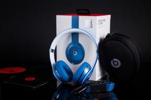 Quality 2016 Newest Beats Solo2 Over-The-Ear Luxe Edition Blue Headphones with seal box made in china grgheadsets-com.ecer.com wholesale
