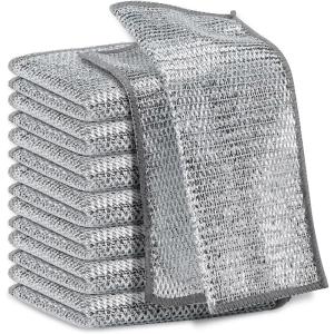 Quality KILINE Kitchen Gadgets Silver Cleaning Cloth Magic Dish Towel Rust Removal All Bathroom Supplies Home Clean wholesale