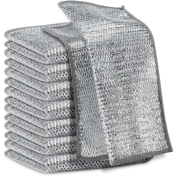 KILINE Multipurpose Kitchen Supplies Microfiber Wire Dishcloth Non Scratch Layer