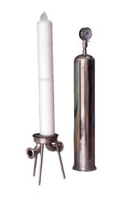 Quality Single stainless cartridge filter housing 0.1 micron 0.2 micron 0.45 micron Water Purify wholesale