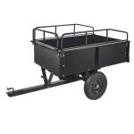 Steel Structure Lawn Tractor Tiller Trailer Garden Dump Truck Steel ATV Dump