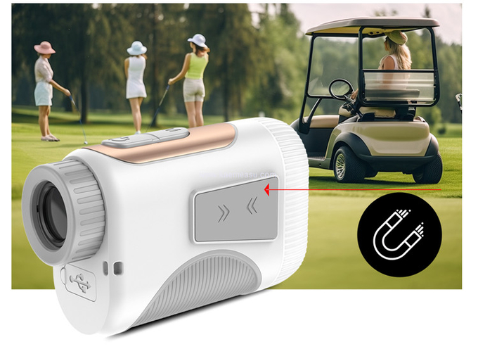 Kaemeasu Rechargeable Mini Laser Rangefinder With Magnetic Adsorption MA1200