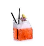 350ml Special Coffee Pot Milk Box Bottle Transparent For Bar Cocktail Glass