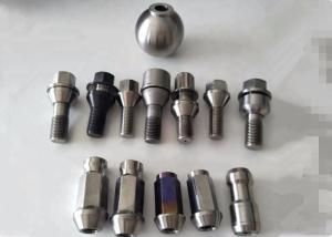 Quality GR2 GR5 Titanium Racing Lug Nuts Wheel Bolt Sleeve Nut For Bike / Industry wholesale
