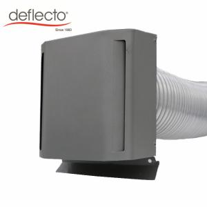 Quality HVAC Parts Metal Air Vent Outdoor Square Vent Cap Powder Coated Grey Wall Cowl wholesale