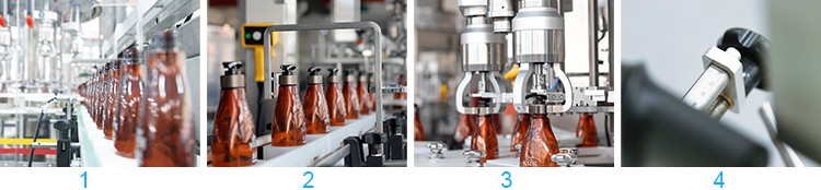 PLC Control 2 In 1 Liquid Filling Capping Machine