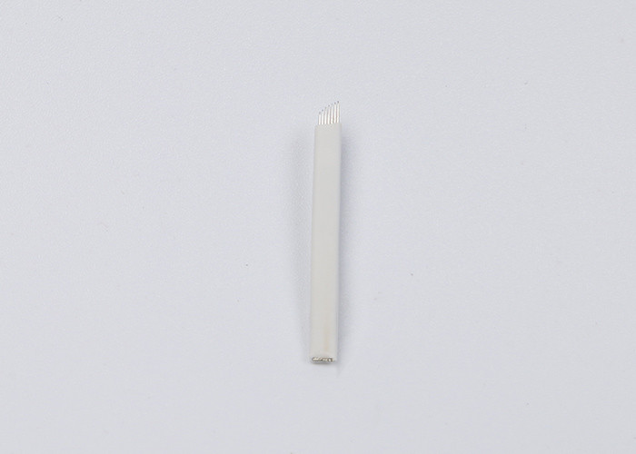 Minimum Trauma 0.25mm 9 Pin White Curve Blade For 3D Eyebrow Microblading Pen