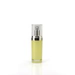 Yellow Round PET Lotion Cosmetic Airless Pump Bottle