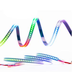 Quality High Density 144LED 5050 RGB LED Strip Light Ws2812 Illusion Flowing Running Flexible wholesale