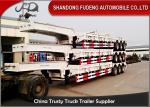 Excavator Transport Low Bed Trailer Truck 3 X 13 Ton Axle Mechanical Suspension