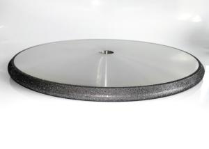 Quality 8 inch brownish black Special For Woodmizer 3/16 Saw Blades Electroplated CBN Sharpening/Grinding Wheel wholesale