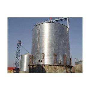 Quality 2000 Ton Galvanized Farm Steel Grain Silo With Conveying System Corn Rice Storage wholesale