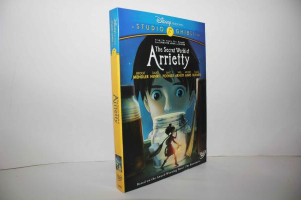 Free DHL Shipping@Disney Cartoon DVD Moveis The Secret World of Arrietty
