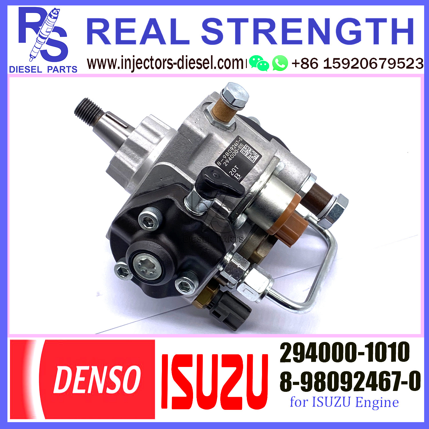 Diesel Engine Fuel HP3 pump 294000-1010 8-98092467-0 For ISUZU engine DENSO pump 294000-1010 8-98092467-0