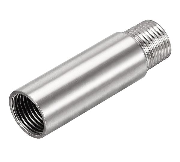 Stainless Steel 1''-8'' Male to Female Thread Coupler 80mm Length Hexagon/Round