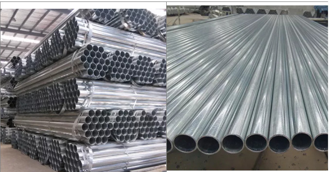 TISCO Hot Dipped Gi Steel Pipe 1/2" To 16'' Galvanized Welded Pipe