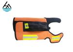 Durable Orange 5mm Neoprene Dog Coats Winter Anti Cutting Strong Support